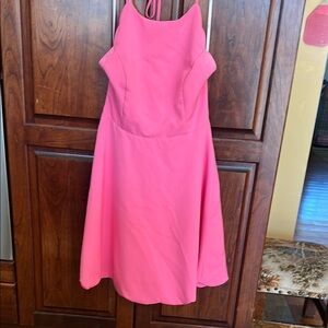 Vibrant Pink Sleeveless Dress